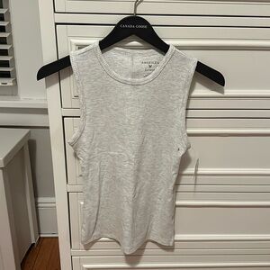 American Eagle Tank Top Light Gray Small